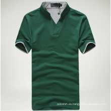 Polo 2014 del estilo de la moda para los hombres 100 polos del llano del poliéster